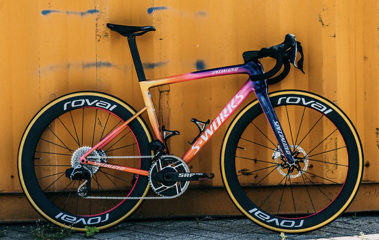 Custom Specialized S-Works Tarmac SL8 bike in france
