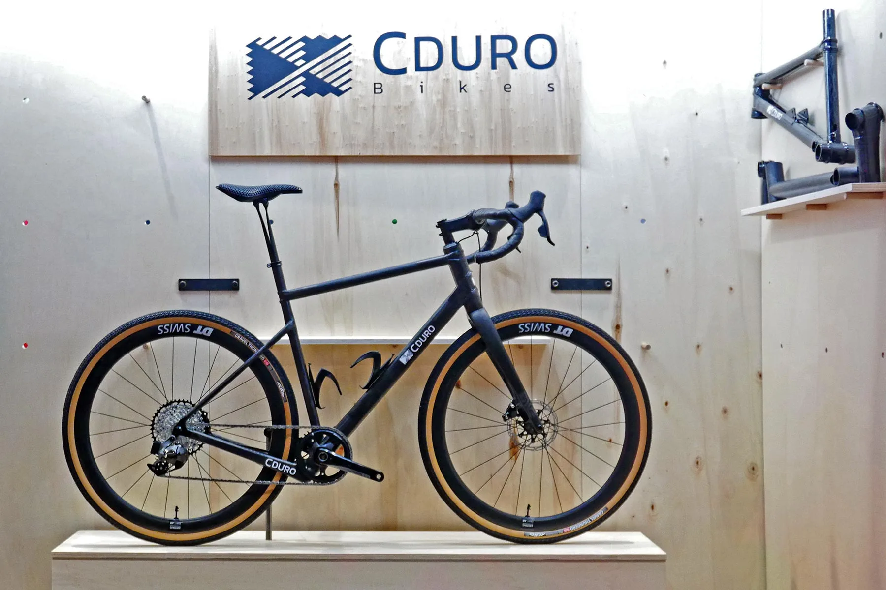 CDuro Gravel bike prototype, robot-wound carbon fiber bike made-in-the-Czech Republic